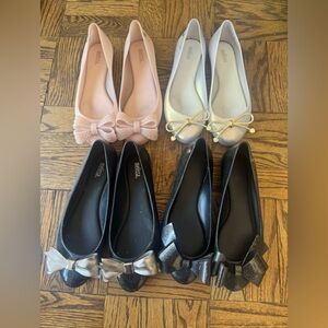 4 Melissa rubber ballerina size 6US/37EU. VERY GOOD CONDITION